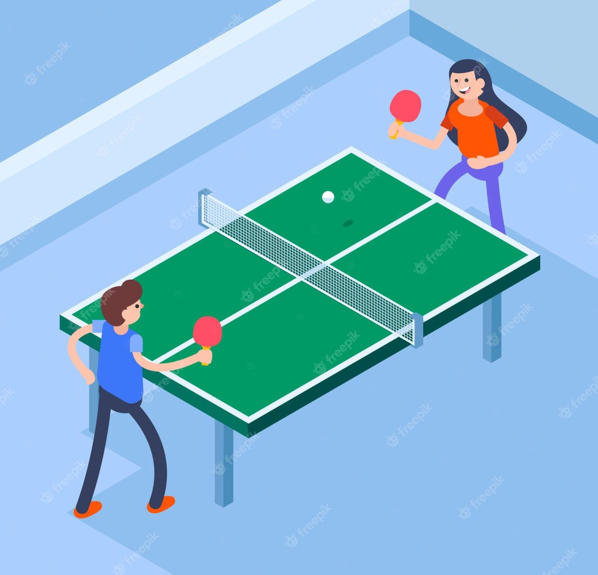 Билл Гейтс и настольный теннис