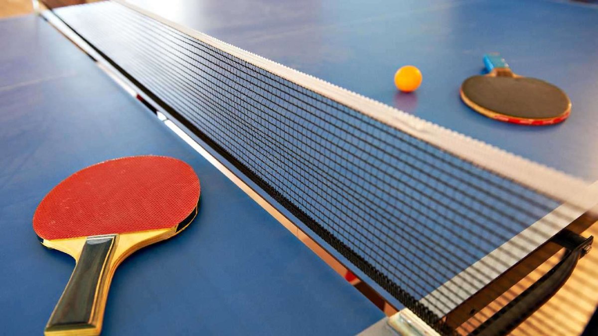 Настольный теннис флет иллюстрация