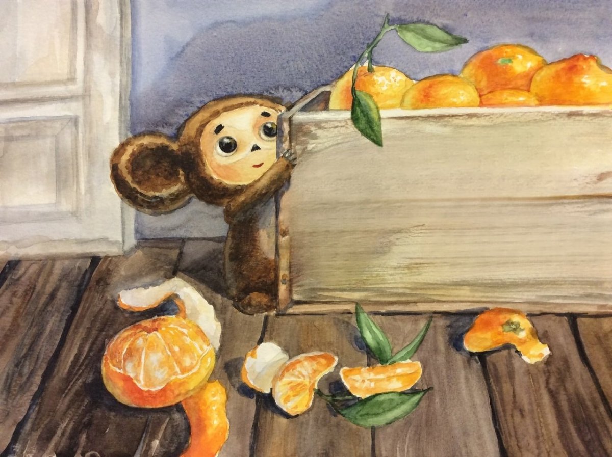 Чебурашка в мандаринах