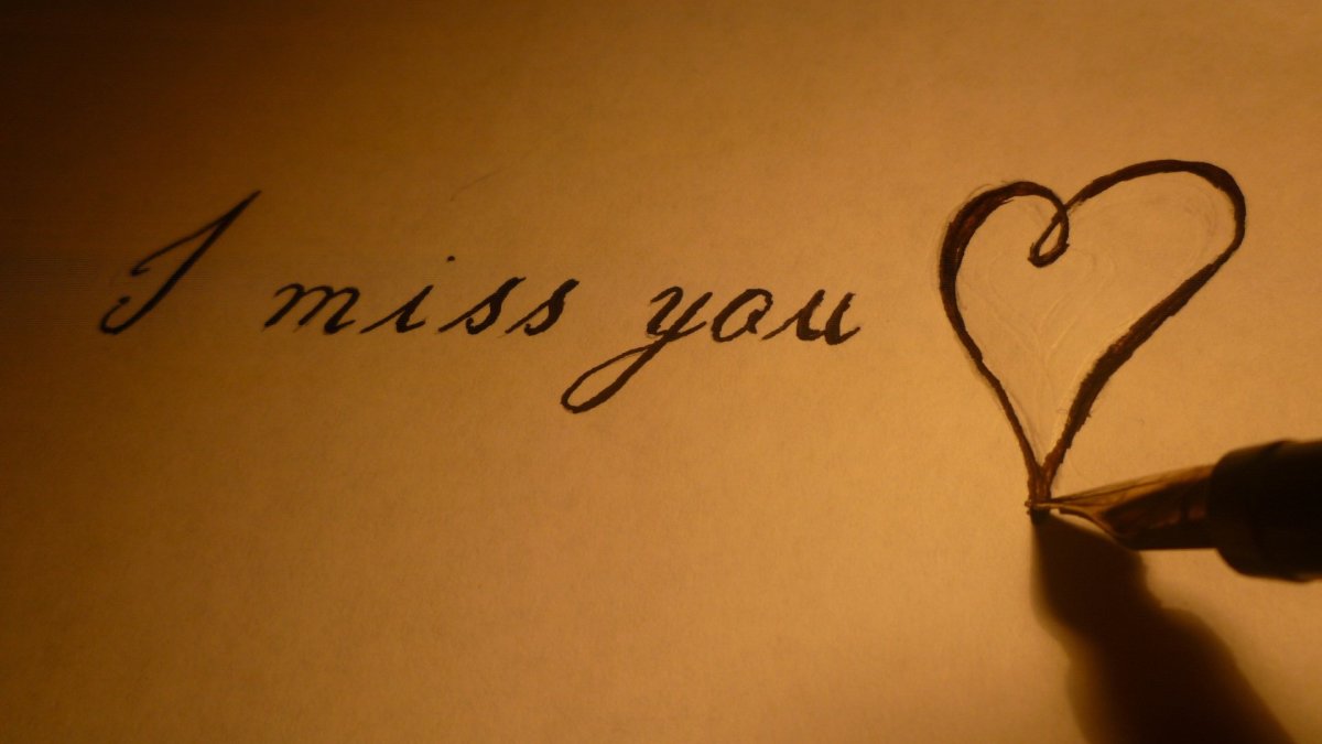 Открытка Miss you