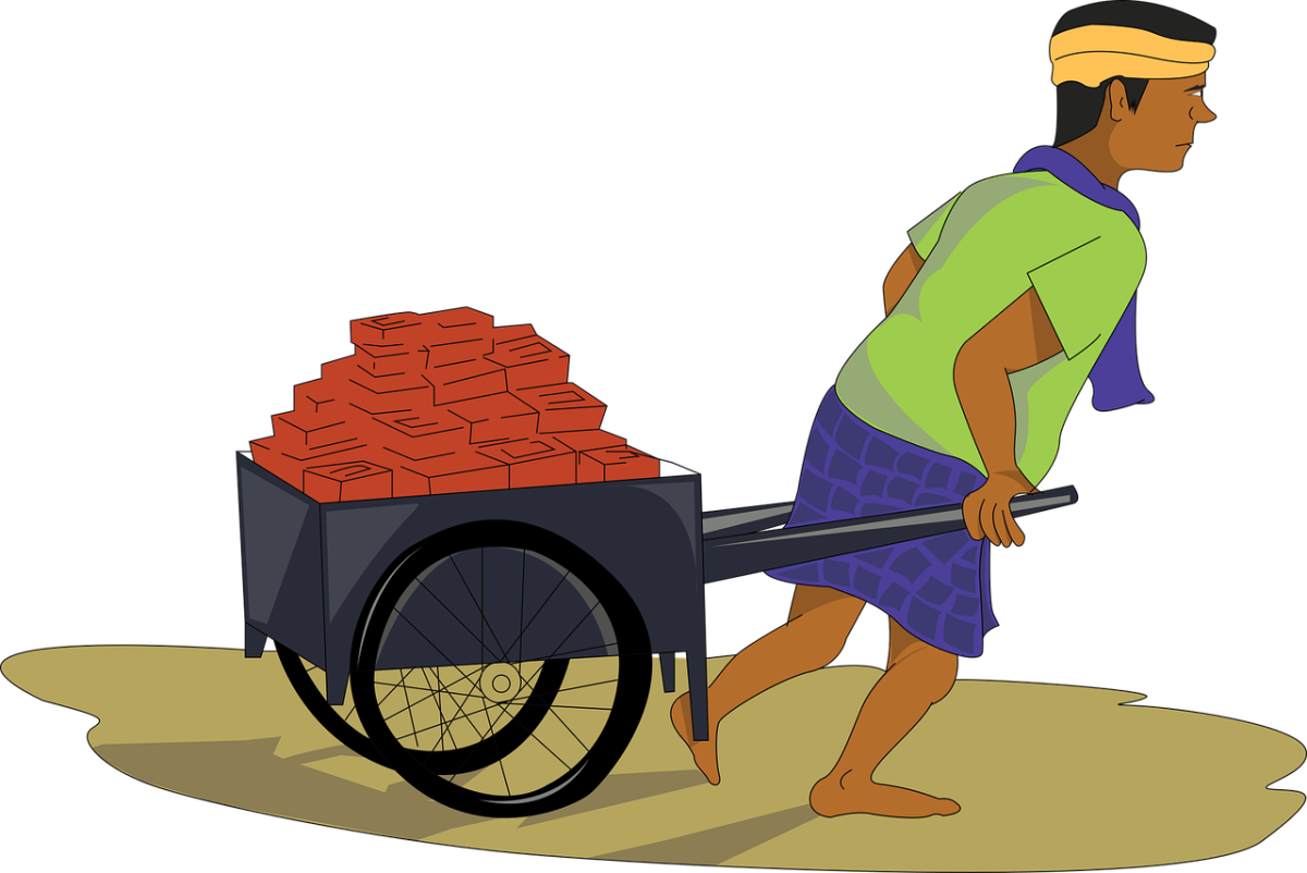 Рабский труд на стройке