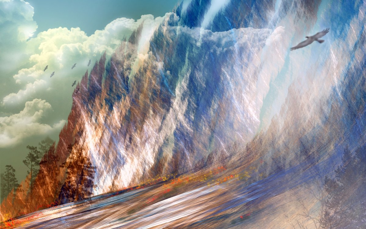 Абстрактный пейзаж