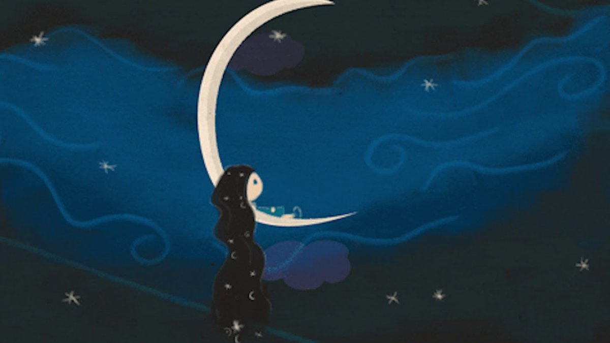 Аниме гиф ночь