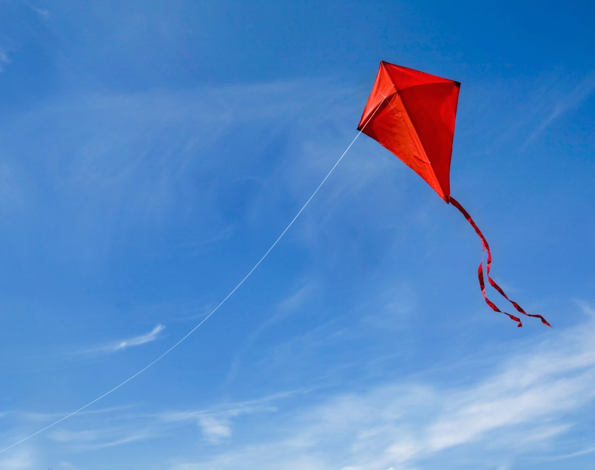 Воздушный змей в небе