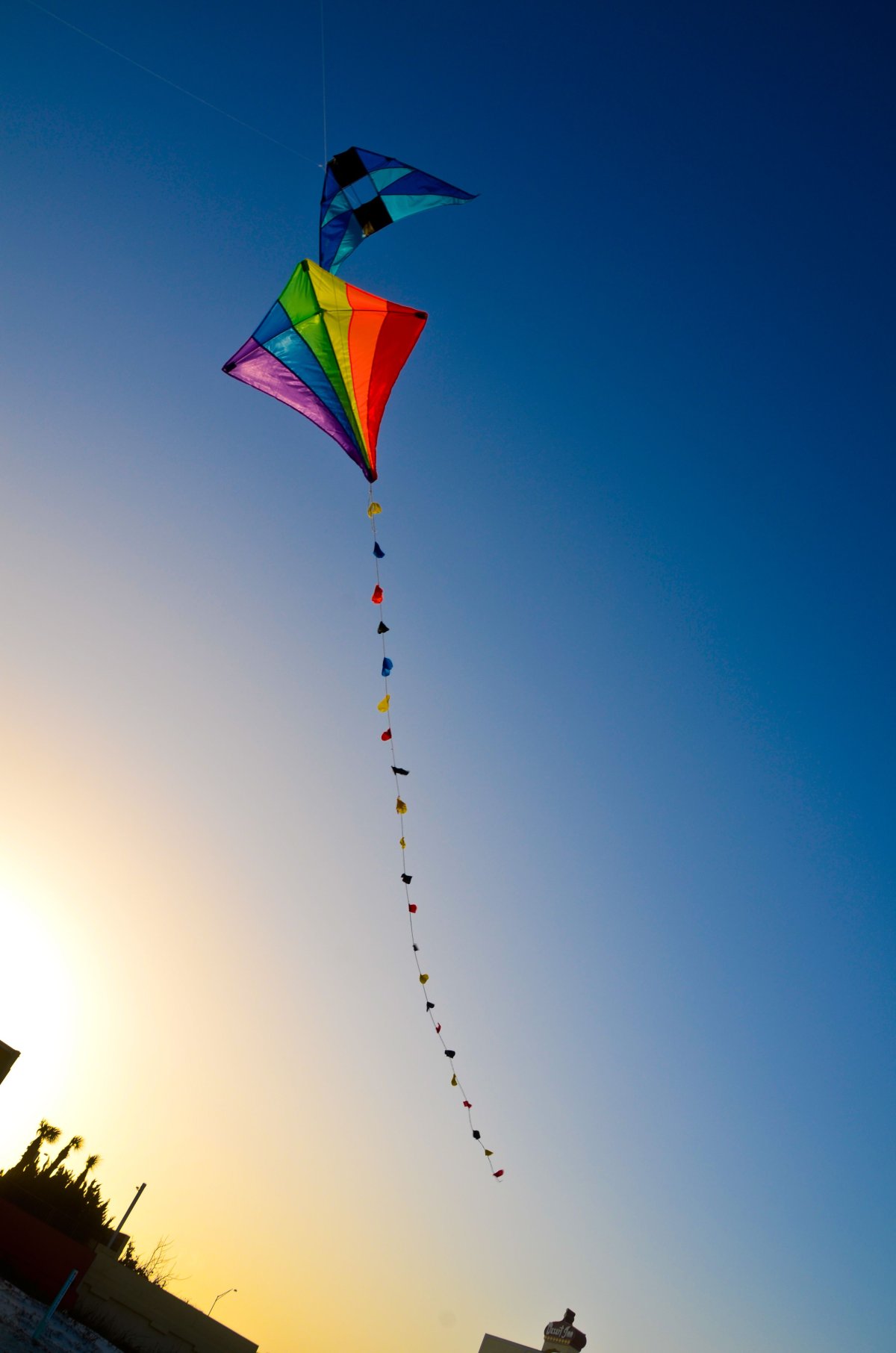 Красивый воздушный змей