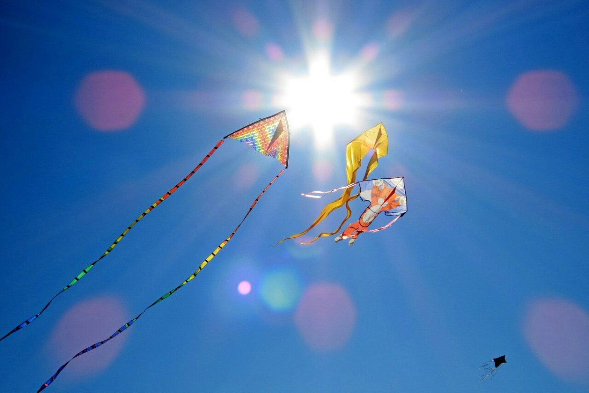 Воздушный змей полет