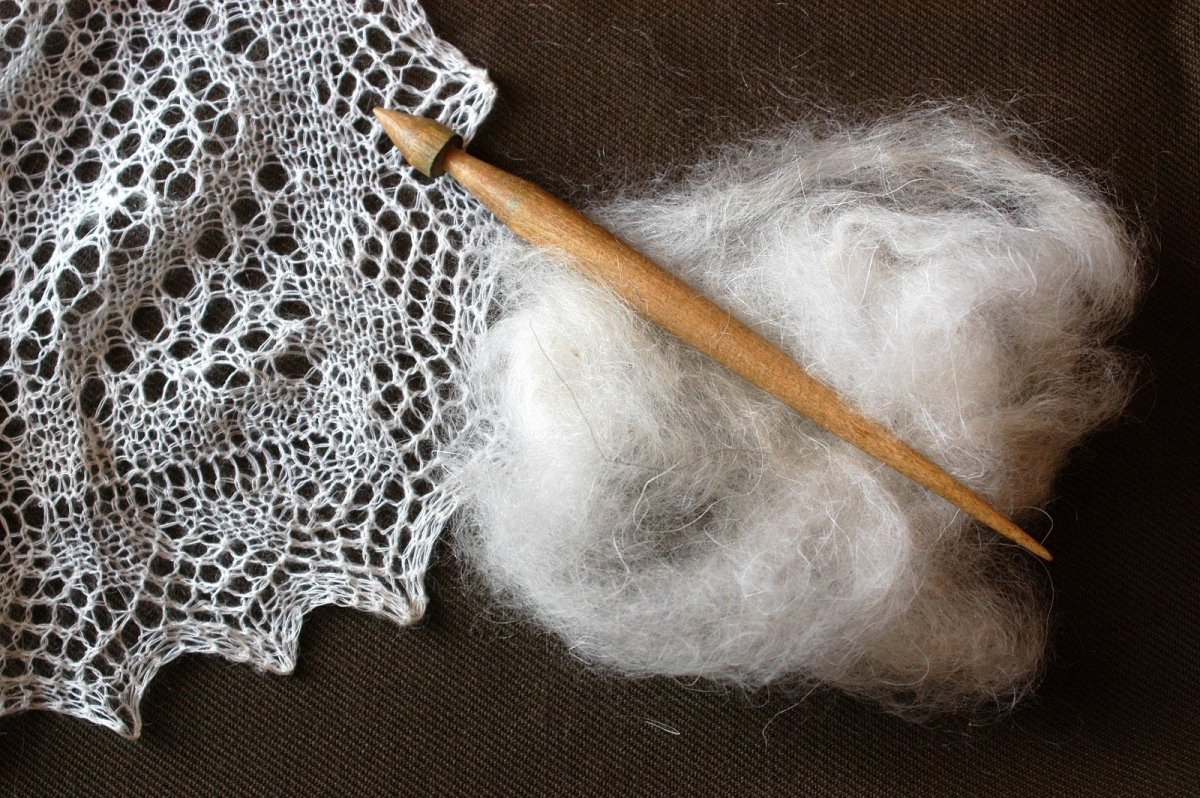 Оренбургский пуховый платок Арро