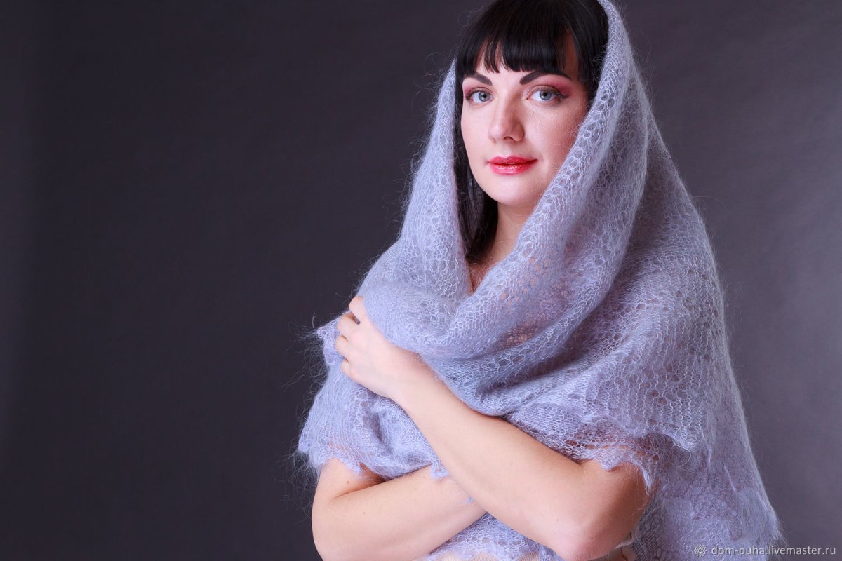 Оренбургский пуховой платок