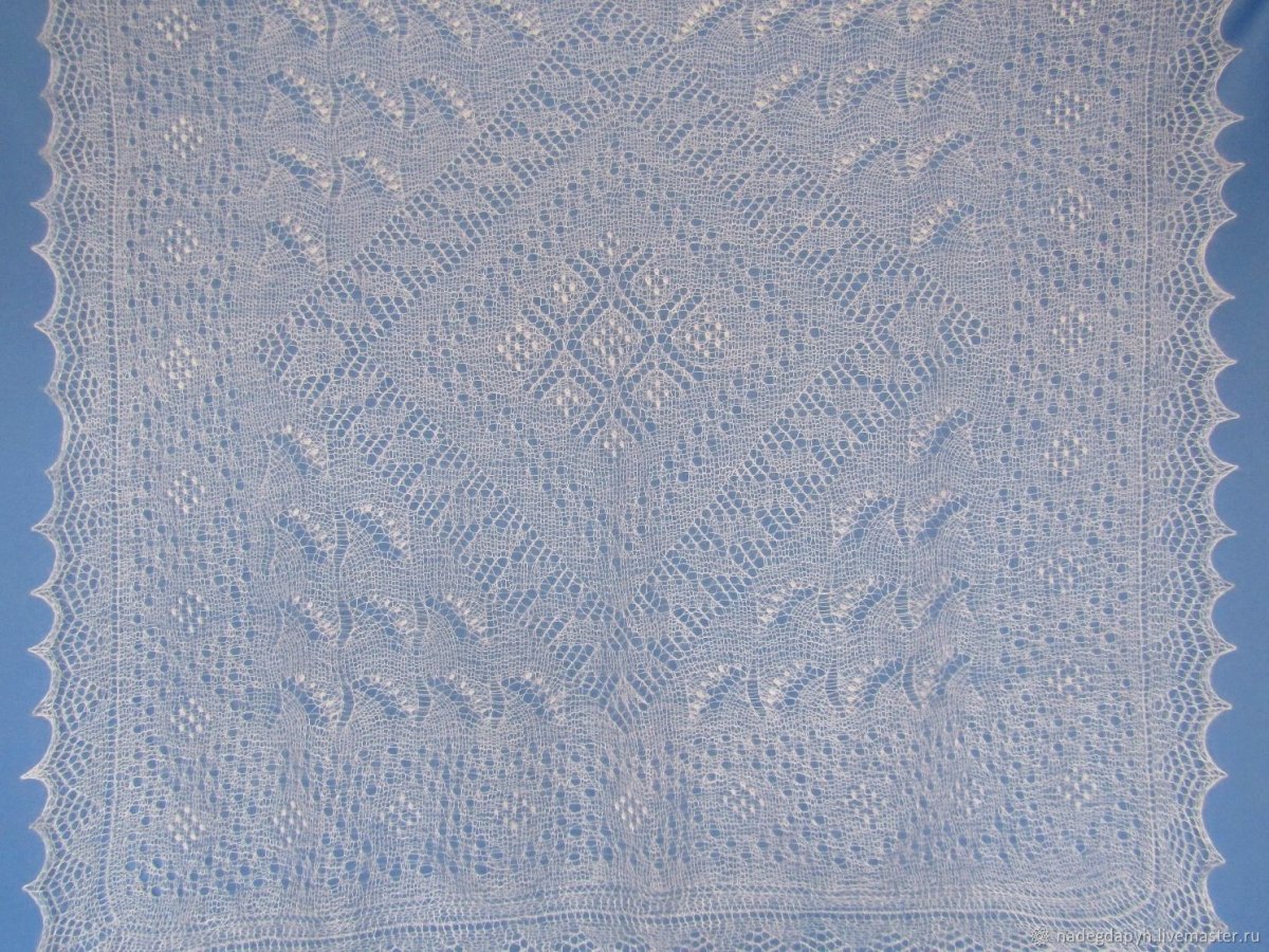 Оренбургский платок паутинка