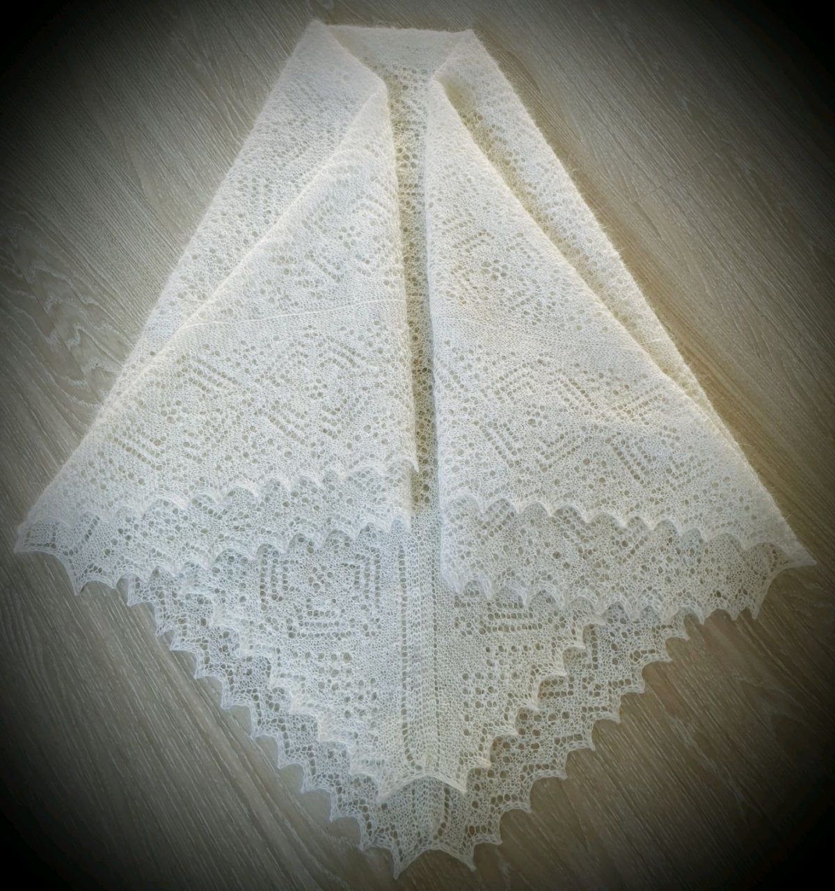 Оренбургский пуховый платок 19 век