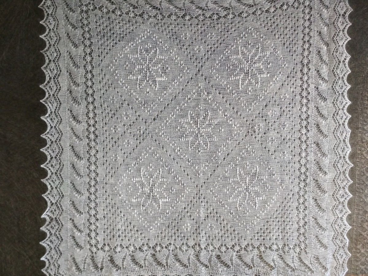 Оренбургский пуховый платок Арро