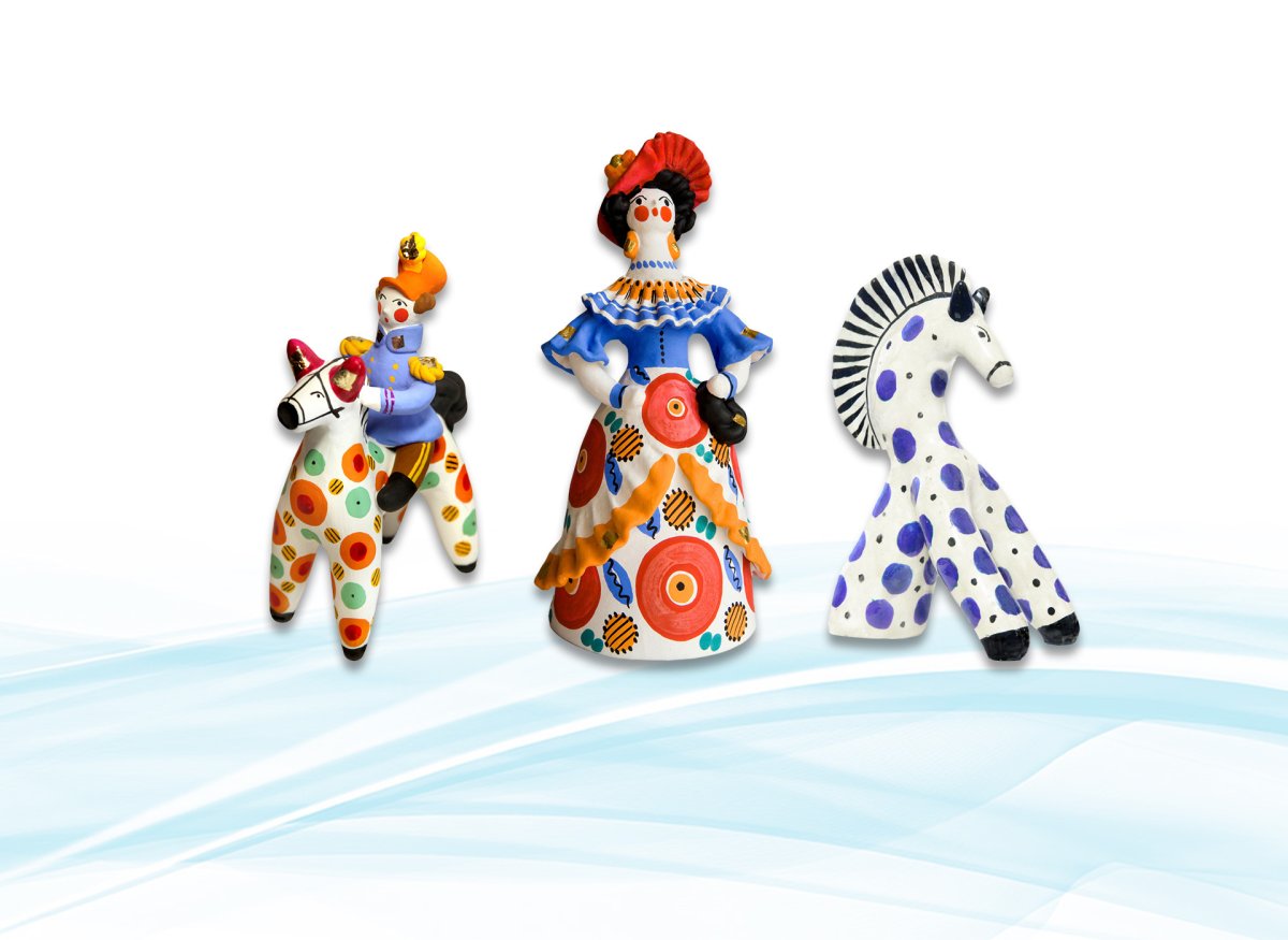 Анна Мезрина Дымковская игрушка