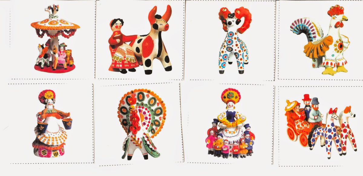 Народные промыслы России для дошкольников. Дымковские игрушки