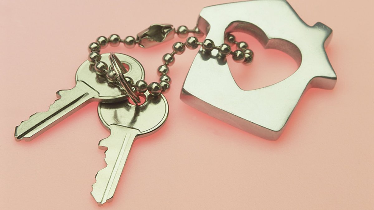 Открытка ключи от квартиры