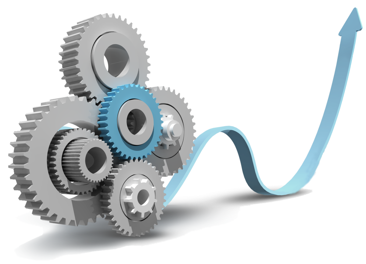 Механизм на прозрачном фоне