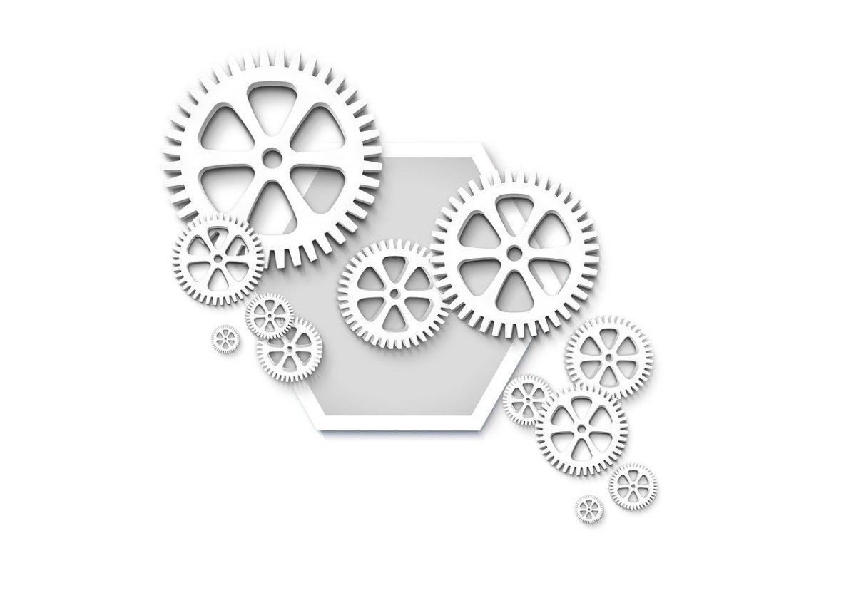 Шестеренки фон