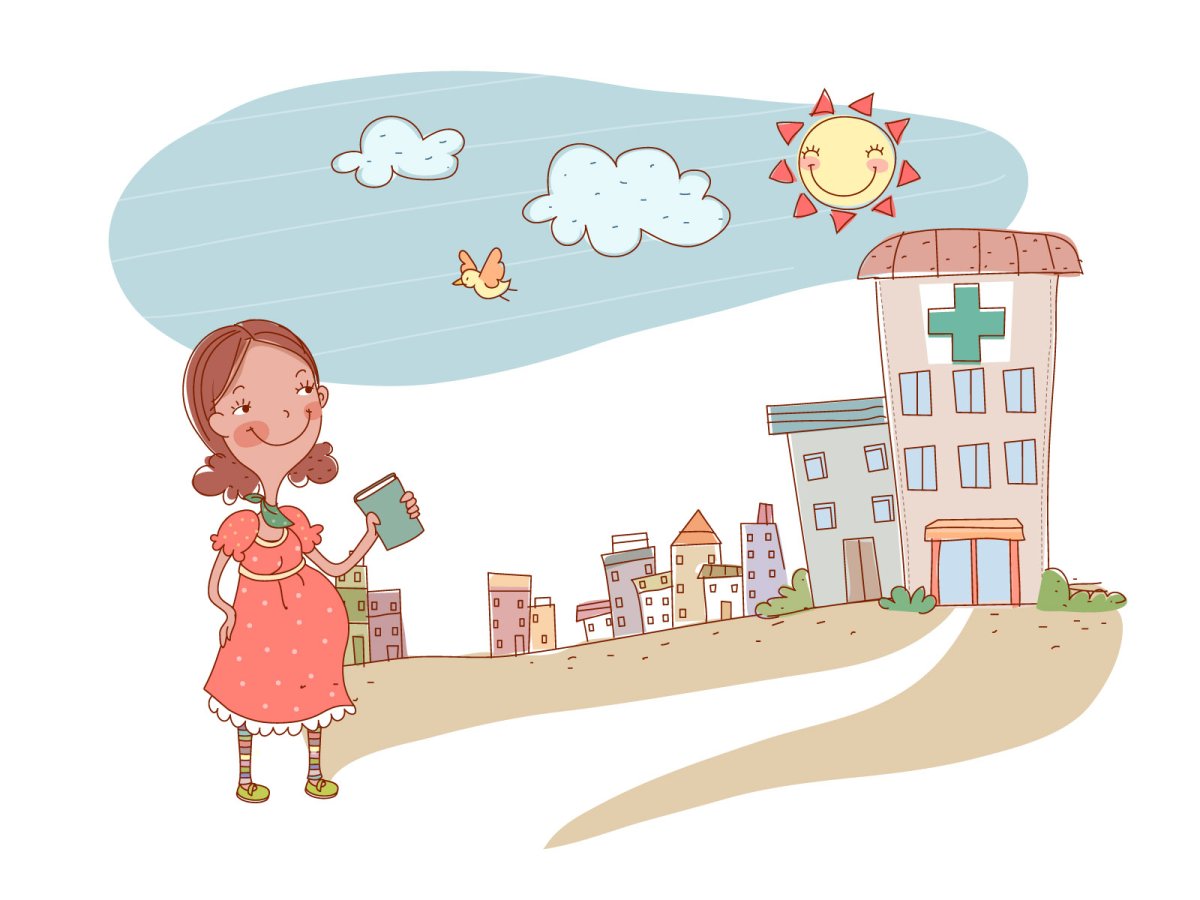 Родильный дом рисунок