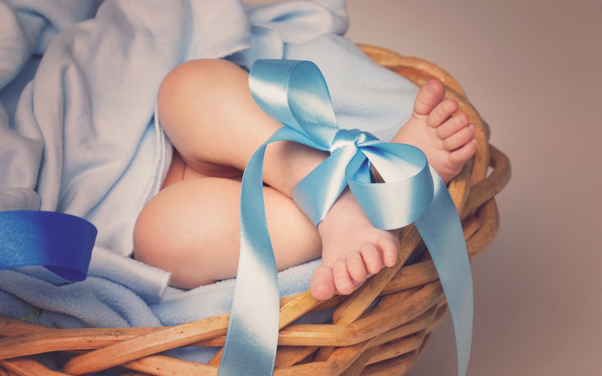 Бирка для новорожденного