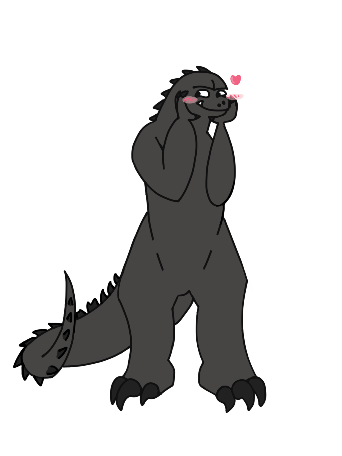 Годзилла 3д модель