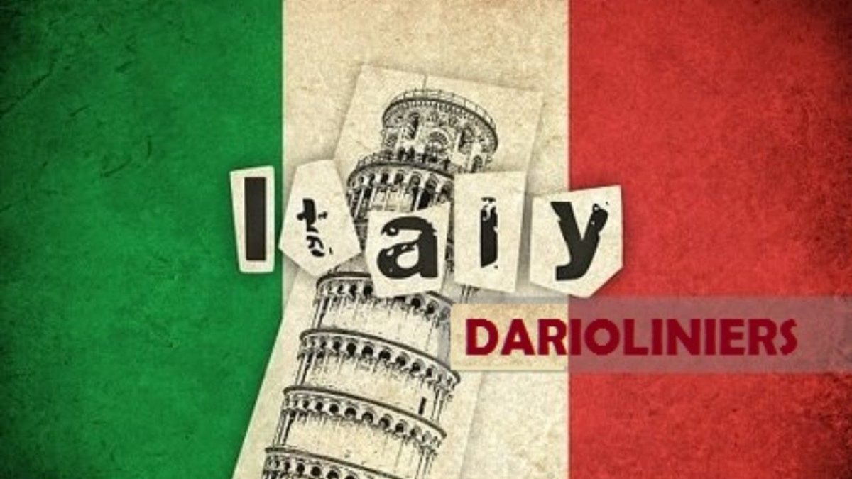 Италия надпись