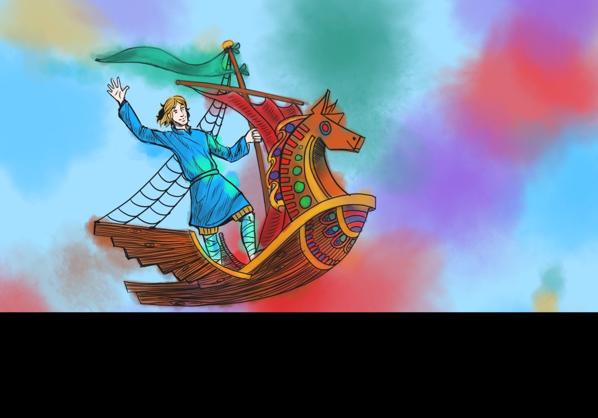 Летучий корабль бабка Ешка