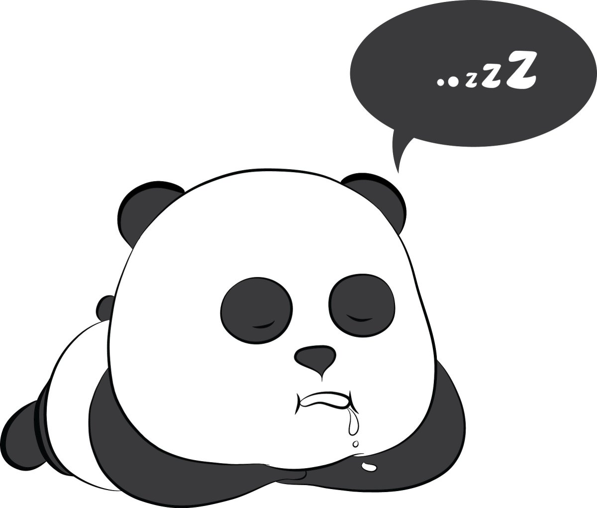 Стикеры для распечатки пандочки