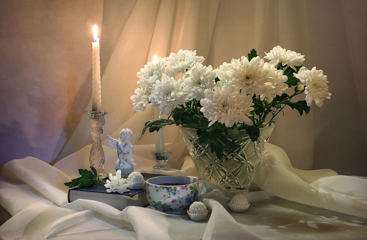 Цветы в вазе