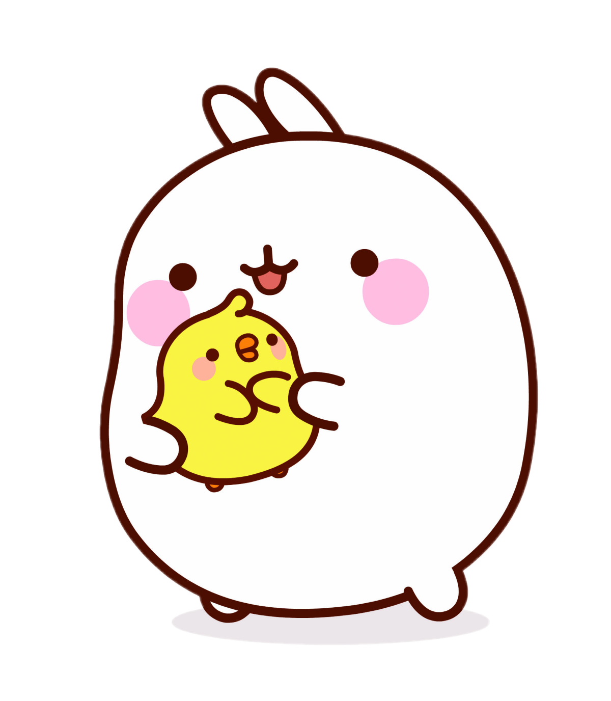 Моланг кролик и цыпленок