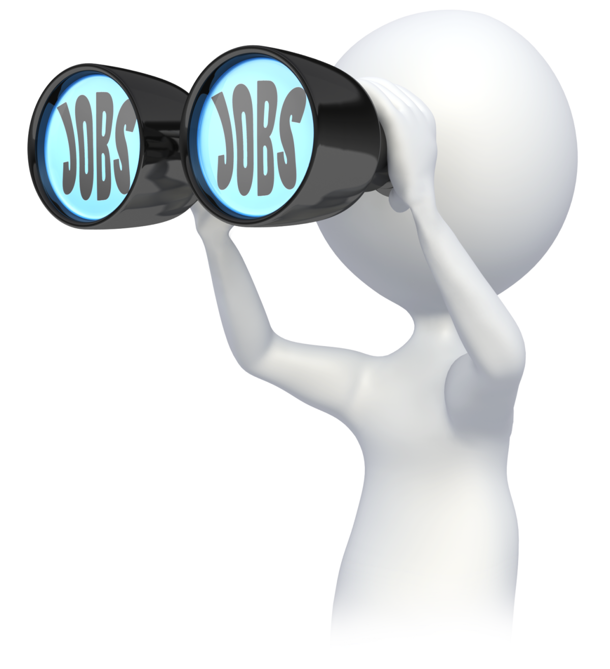 Человечек с биноклем