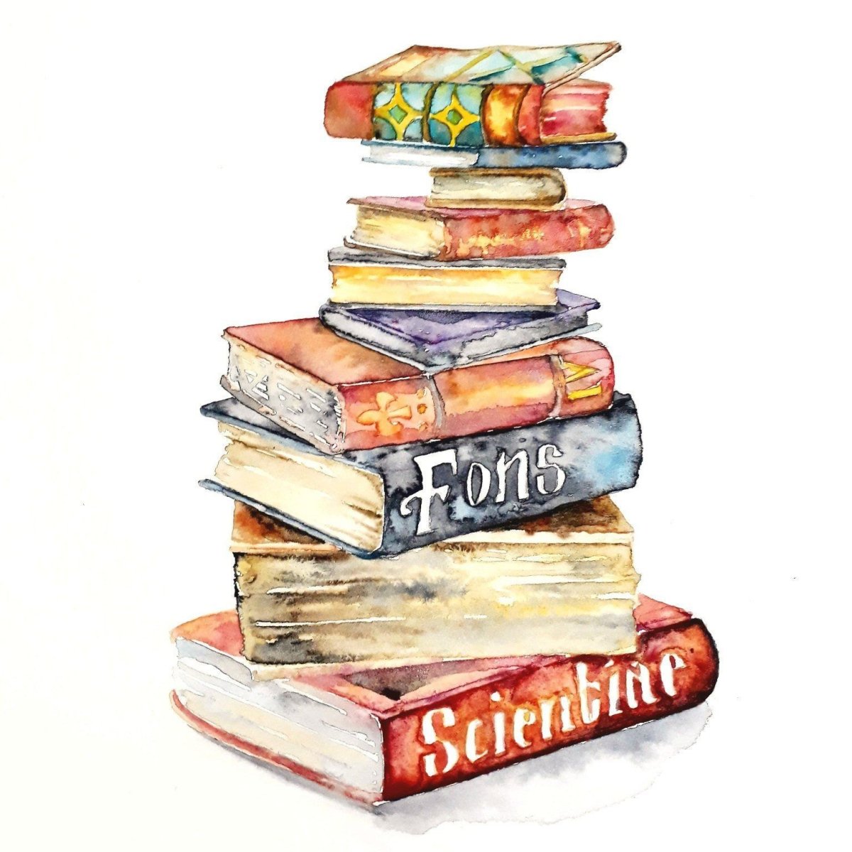 Стопка книг иллюстрация