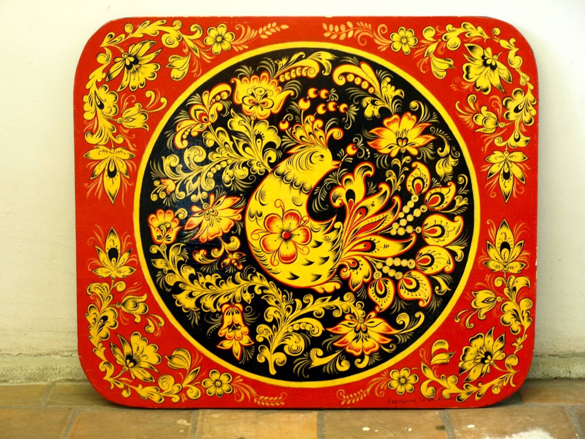 Городецкая, Палехская, Хохломская роспись