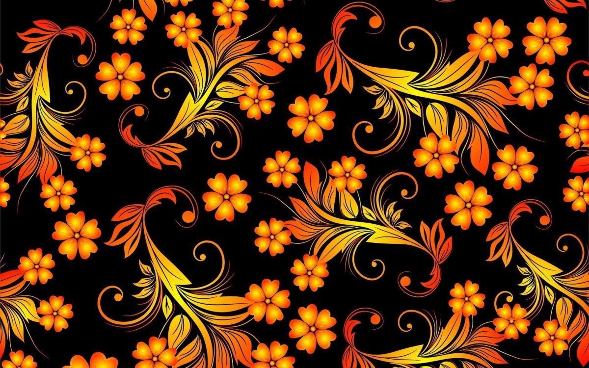 Хохлома паттерн лоза