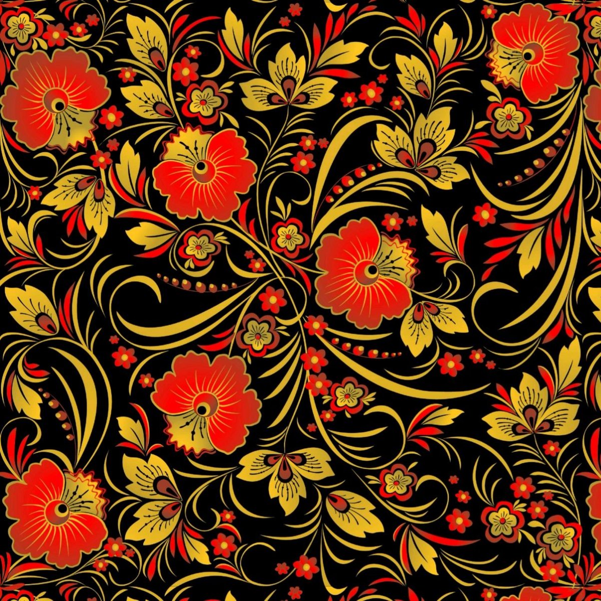 Картина Хохлома Новиковой