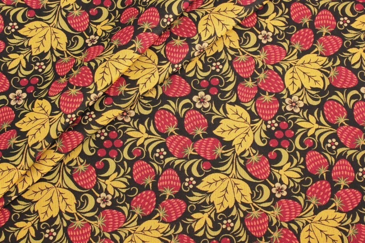 Ткань Хохлома