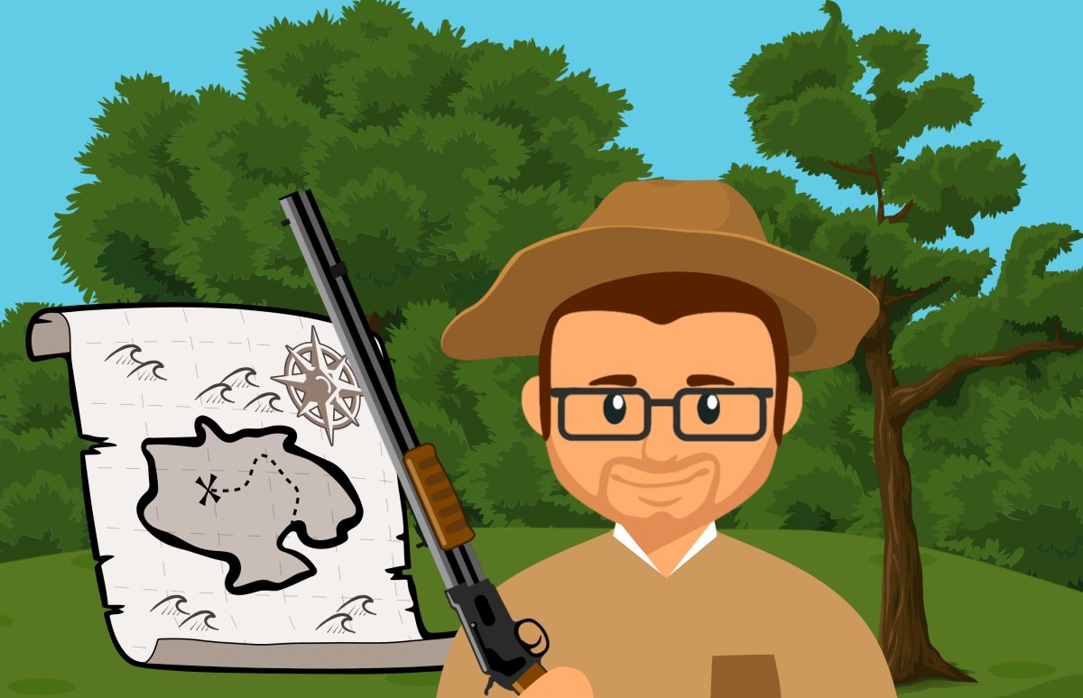 Картина на охоте Карпов 1956г