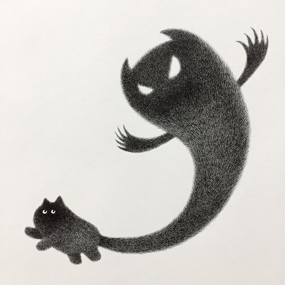 Черный кот Эстетика