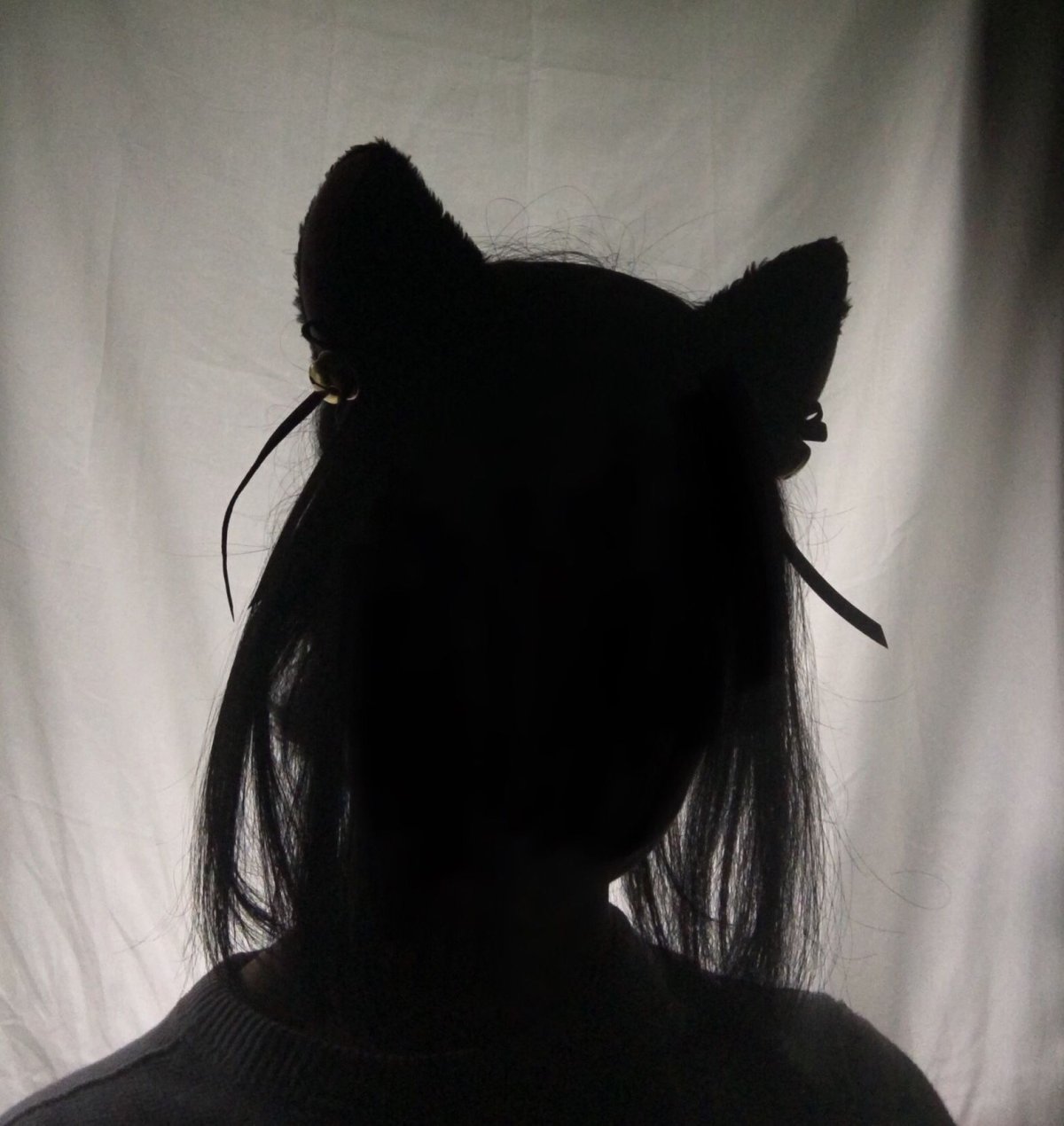 Кот в темной комнате