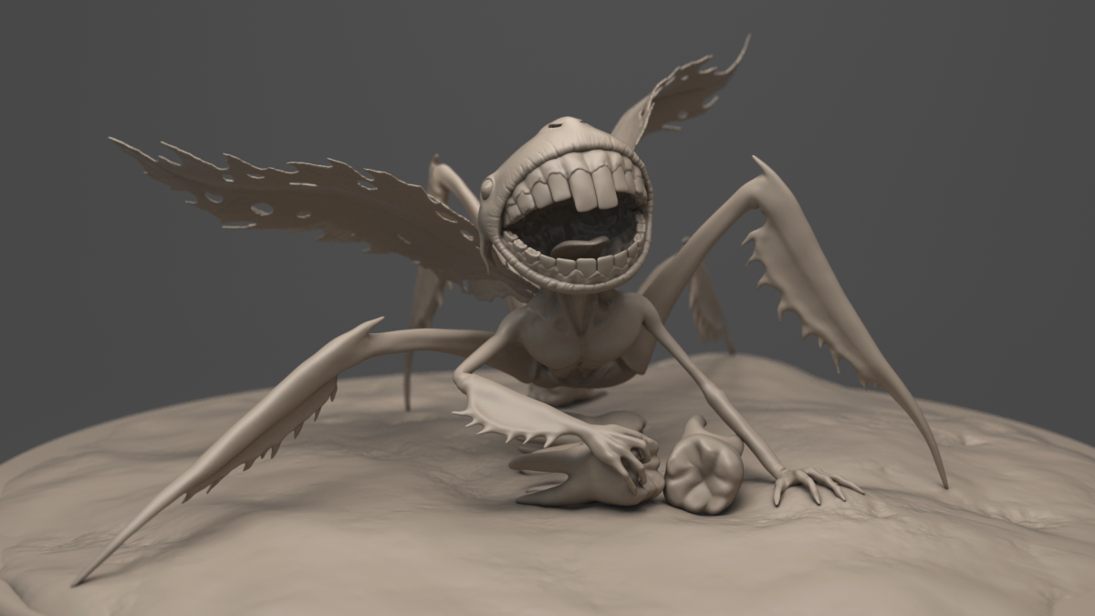 Зубная Фея страшный арт