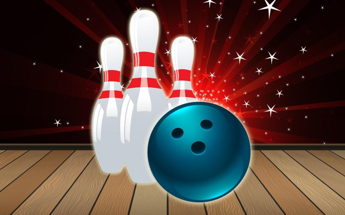 Боулинг фон для презентации