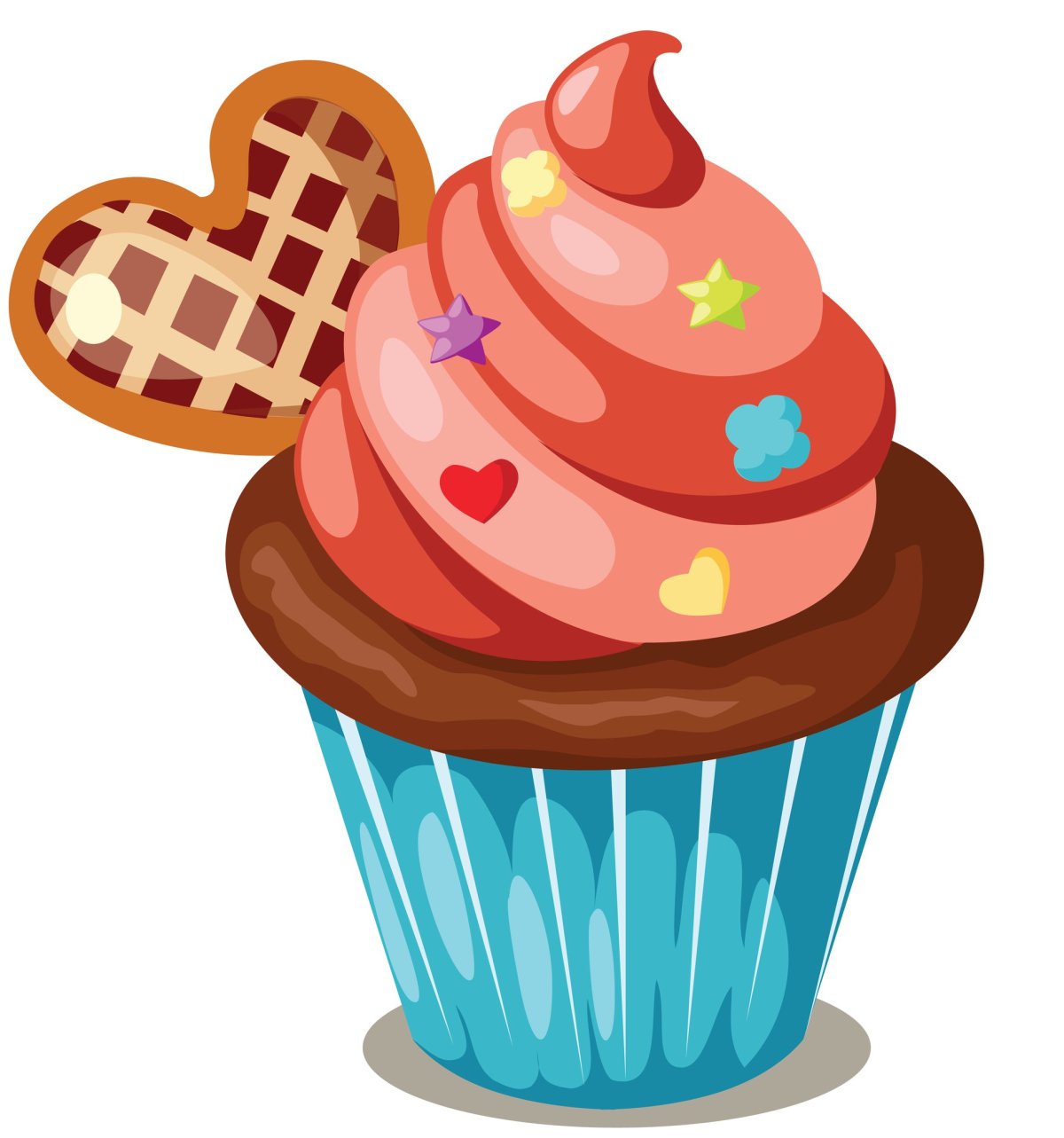 Пирожное мультяшное