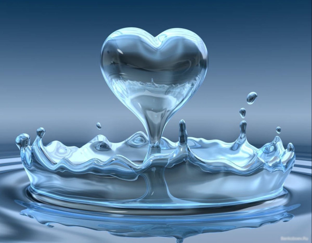 Сердечко из воды