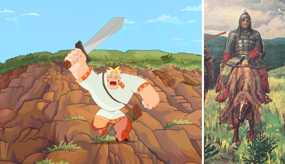 Илья Муромец с землицей