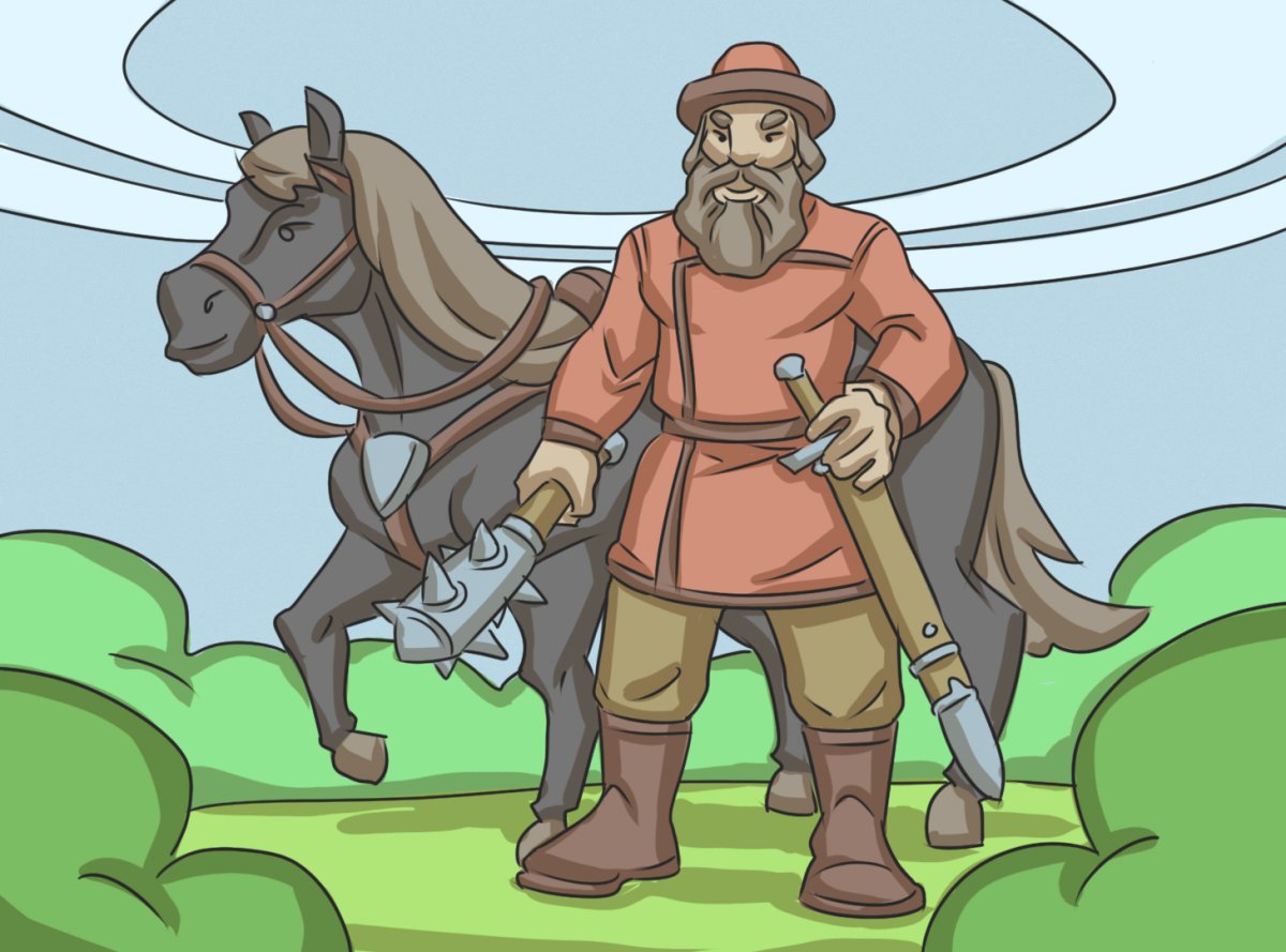 Русский богатырь Илья Муромец