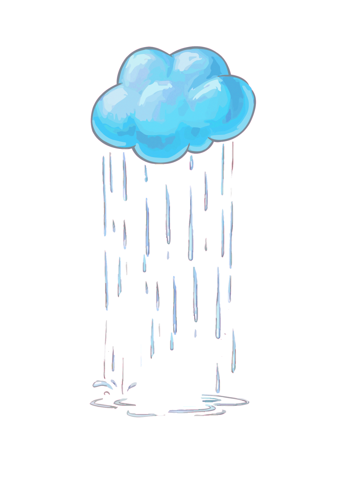 Тучка и зонтик