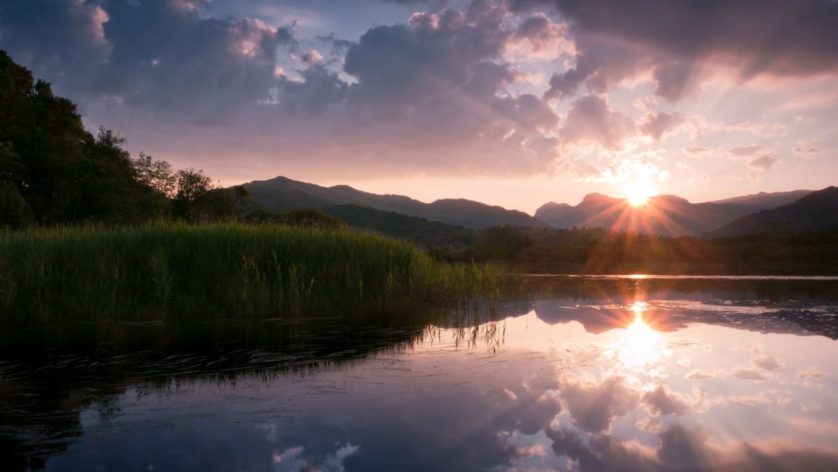 Солнце в озере