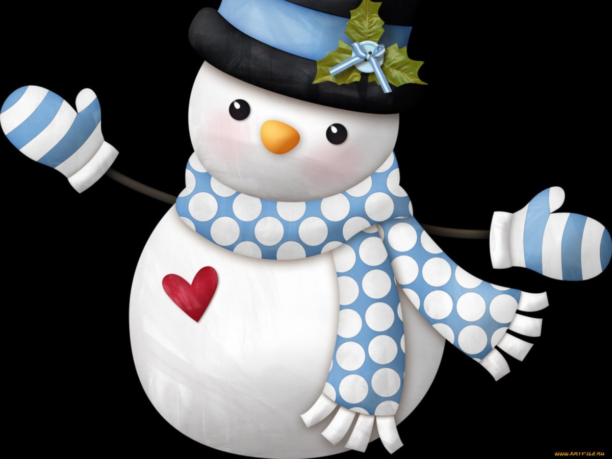 Снеговик на коньках