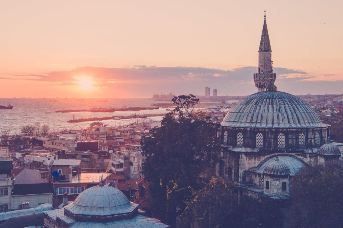 Фон размытый Стамбул