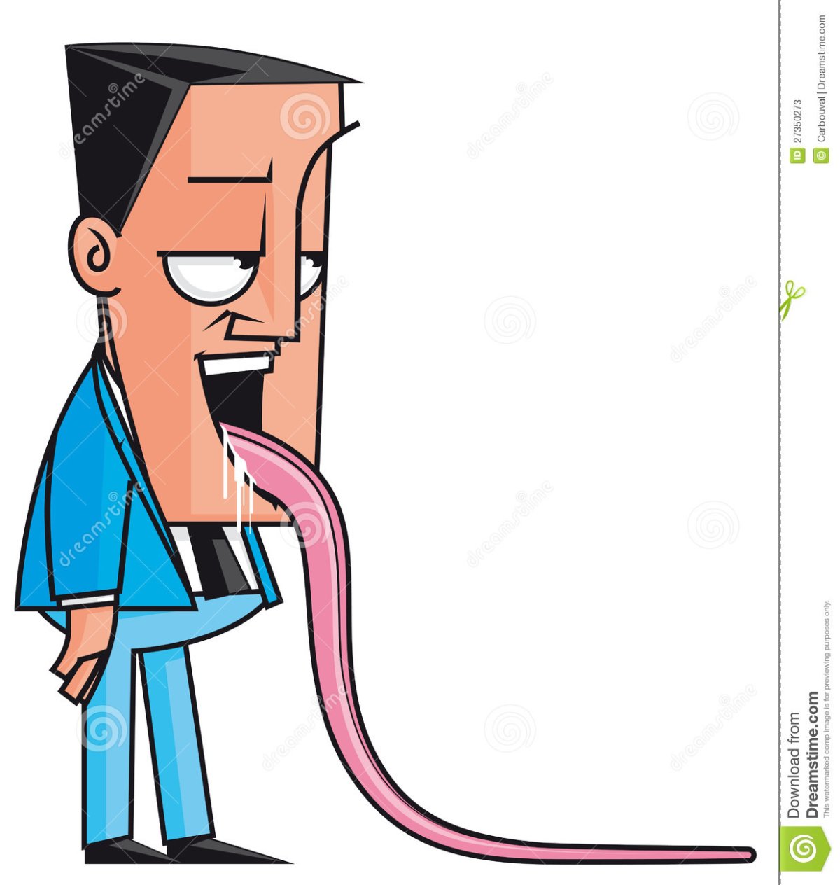 Слюни текут