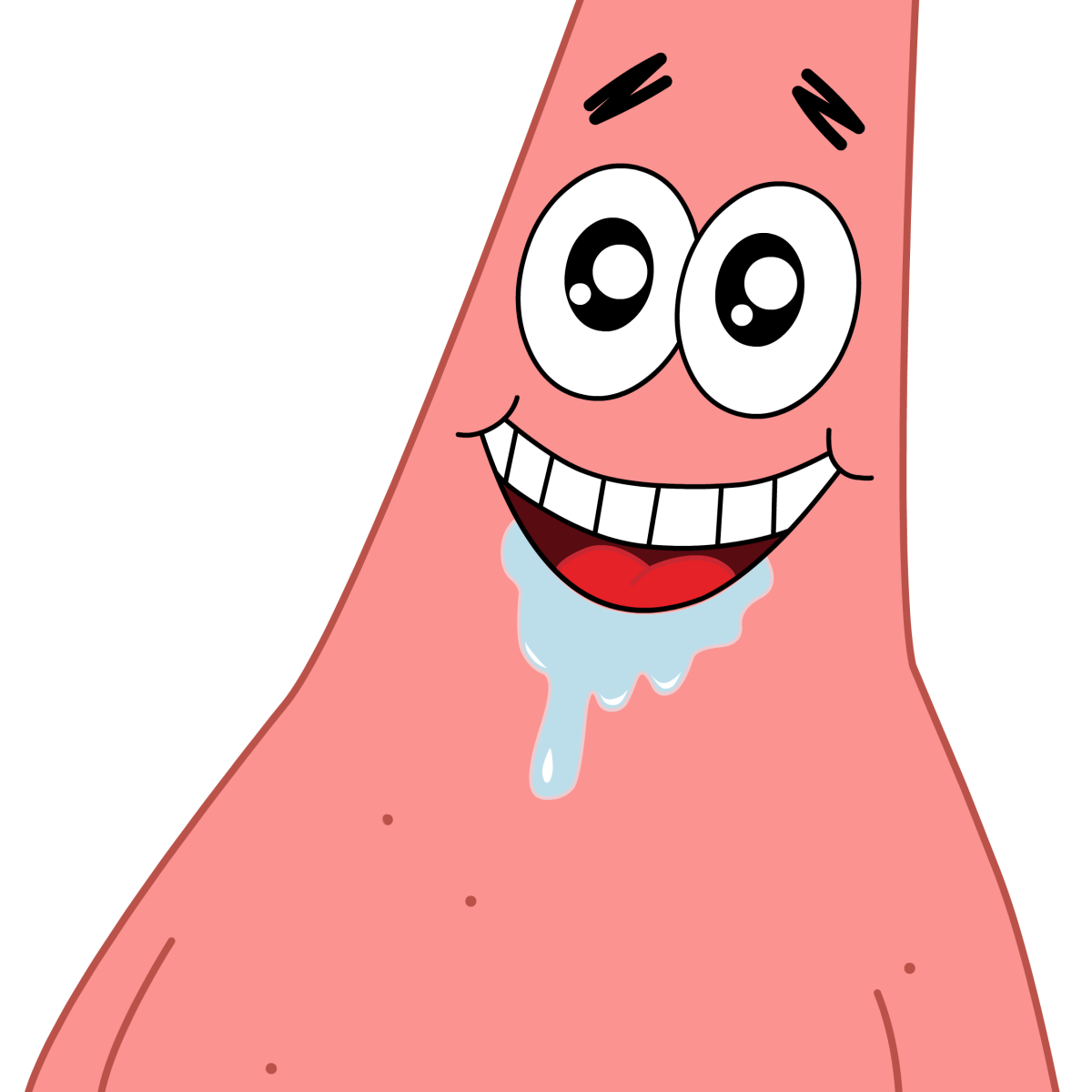 Патрик с открытым ртом