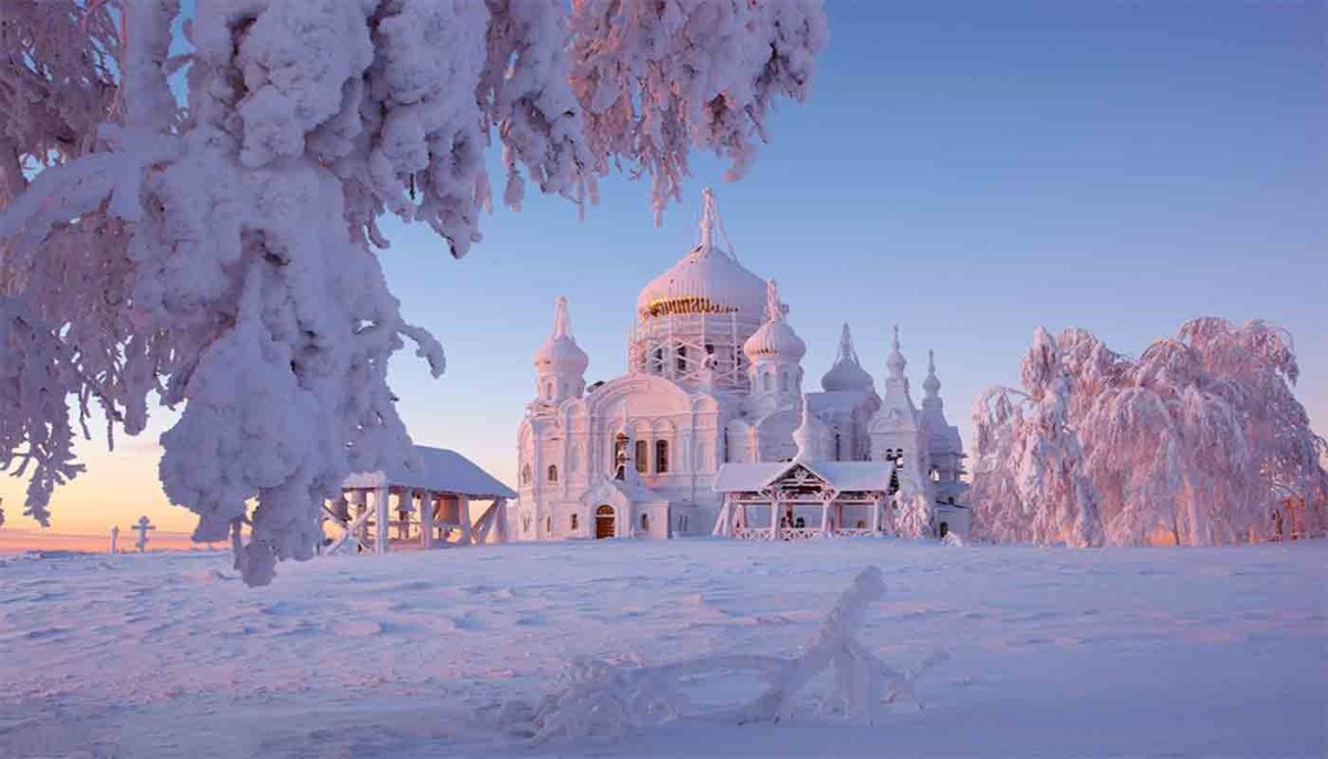 Белогорский Николаевский монастырь зима